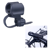 SEEKNITE Support de lampe de poche rotatif pour vélo avec support pour batteries 18650 21700 et fixation de lampes de vélo.