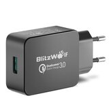 [Qualcomm Certified BlitzWolf® SW-S5 QC3.0 18 W USB-Ladegerät EU-Adapter mit Power3S Technik