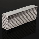 10 stuks N48 Super Sterke Blokmagneten 50X10X2MM Zeldzame Aard Neodymium Magneeten