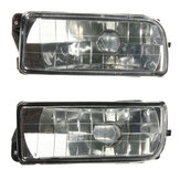 Luzes de nevoeiro pára-choques dianteiro do carro limpar lente de vidro sem lâmpada para bmw e36 3-series 1992-1998