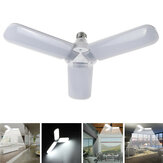 Ampoule pliable à ventilateur de plafond LED E27 36W Lampe de nuit Lustre pour couloir Utilisation domestique intérieure