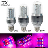 ZX Ampoule à LED pour Plantes 360 degrés 28W 54W 60W E27 Lumière de Jardin Serre Semis