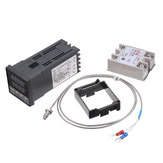 REX-C100 110-240V digitális PID hőmérséklet-vezérlő készlet