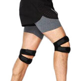 Mens Adjustable Elastic Knee Support Brace Kneepad Patella Safety Guard Strap