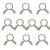 10pcs 7mm Fuel Line Hose Tubing Spring Clip Clamp Motorcycle Boat ATVs Scooter