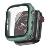 Bakeey 40mm / 44mm حامي شاشة زجاجية مقوى وغطاء صلب من البولي كاربونات لسلسلة ساعات Apple Watch 6 / SE / 5/ 4