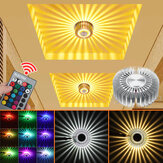 3W Nowoczesna lampa ścienna LED oświetlenie sufitowe w kształcie słonecznika, deklubacja do klubytarza, klubytarza, przedpokoju, żarówka 85-265V