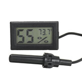 Termo-Higrómetro Incorporado FY-12 Celsius/Fahrenheit Higrómetro Electrónico Termo-Higrómetro Digital con Sonda