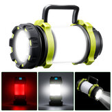 SGODDE 3 az 1-ben 1000 lm Erőteljes kemping lámpás telefon Power Bank USB újratölthető LED zseblámpa keresőfény vadászat horgászat kemping LED zseblámpa