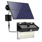 LED napenergiával működő szétválasztó falilámpa, 3 üzemmód vízálló mozgásérzékelős lámpák kerti utcai világítás napenergiás lámpa a kertbiztonsági falvilágításhoz
