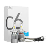Lampade a LED C6 COB per fari nebbia H1 H3 H4 H7 H8/H9/H11 9005/9006 72W 7600LM 6000K Bianco 2PCS Per Auto Motore