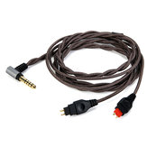 Earmax 4.4mm DIY استبدال سماعات أذن كابل الصوت ل Sennheiser HD650 HD600 HD580