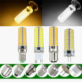 Bombillas LED de maíz E11 E12 E14 E17 G4 G9 BA15D regulables de 2,5W en blanco cálido puro con base de silicona, AC110V