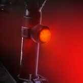 2023 Nieuw A08 Fiets Achterlicht Rood LED Superhelderheid IPX5 Waterdicht 3 Lichtstanden Fiets Zaklamp voor Nachtelijk Fietsen