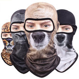 Masque facial 3D Animal Balaclava Chapeau à capuche pour moto, cyclisme, Noël, Halloween, fête de promotion