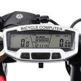 Sunding Αδιάβροχο LCD Ποδήλατο Ποδήλατο Ποδήλατο Υπολογιστής Οδόμετρο Ταχύμετρο Οπίσθιος φωτισμός