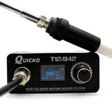 Quicko T12-942 MINI OLED Digital Σταθμός συγκόλλησης T12-907 Handle with T12-K Iron Tips Welding Tool