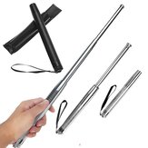 Telescopic Steel Stick Rod Safe Walking Security Emergency Portable 3 Sections Rod