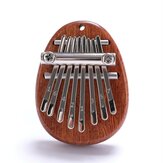 8 Ключей Деревянный Практичный Детский Новичок Музыкальный Инструмент Калимба для Большого и Мизинца