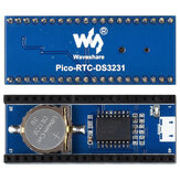 Placa de expansión Catda® Pico RTC Clock Module con chip DS3231 de alta precisión e interfaz 12C para Raspberry Pi Pico