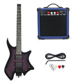 IRIN R-700 ヘッドレスエレクトリックギターセット デュアルピックアップ バイルトインストリングロックモジュール付きスピーカー