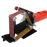 Adaptador de cinta de lixa para esmerilhadeira angular Drillpro para metal e madeira, utiliza um eixo roscado de 5/8 polegadas