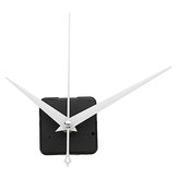 20mm Μήκος άξονα DIY Λευκό τρίγωνο Χέρια Αθόρυβο χαλαζία ρολόι τοίχου Μηχανισμός επισκευής ανταλλακτικά