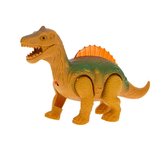 Modello di dinosauro elettrico che cammina e brilla con suono e luce per regali ai bambini
