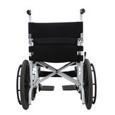 Opvouwbare rolstoel Lightweigt Trolley Draagbare rolstoel Niet-opblaasbare banden Gereedschapswagen