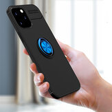 Coque Bakeey pour iPhone 12 Pro / 12 avec support d'anneau magnétique rotatif à 360º, coque de protection en silicone souple antichoc pour l'arrière