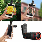 Universel 8X-12X Lentille pour Caméra Zoom Télescope pour Tablettes Téléphones Intelligents