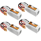 4 stuks ZOP Power 11.1V 450mAh 35C 3S Lipo-batterij XT30 Plug