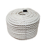 Corda de algodão torcida de corda de macramé de 8 mm 1M/2M/3Metro/4M/5M para acessórios de casamento caseiros feitos à mão de corda natural bege DIY presente