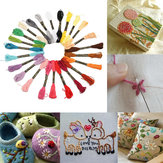 8m 24 Different Colors Cross Stitch Thread DIY Handicraft Embroidery Knitting Thread