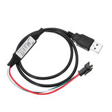Мини-USB 3-клавишный кнопочный контроллер для DC5V 3 Pin WS2812 2811 Digital LED Strip Light