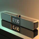 LenovoTS2ポータブルbluetoohスピーカー有線スピーカーLEDディスプレイ目覚まし時計ベーススピーカー3.5mmAUXデスクトップスピーカー
