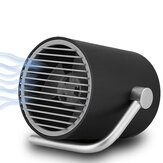 AUGIENB Ventilador USB de mesa silencioso com tecnologia de ar em ciclone duplo, carregamento USB.