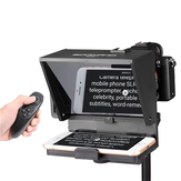 Soonpho Camera Teleprompter Portable Inscriber Artifact Video Recording for Mobile Phone DSLR With Remote Control