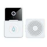 X3pro Έξυπνη κουδούνα βίντεο με WiFi, νυχτερινή όραση, διπλής κατεύθυνσης ήχο, έλεγχο μέσω εφαρμογής, ειδοποιήσεις στο τηλέφωνο, παρακολούθηση ασφάλειας στην είσοδο του σπιτιού