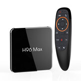 H96 MAX X2 أمولوجيك S905X2 4GB رام 64GB روم 5G WIFI USB 3.0 4K أندرويد 8.1 Voice مراقبة TV Box