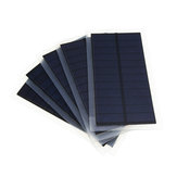 5 Teile / paket 6 v 2 watt 102 * 184mm Mini Polykristalline Solar Panel Platte für Batterie Ladegerät