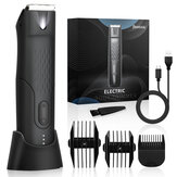 BEESJUY Electric Body Hair Clipper Hanging Ceramic Type Blade Head Waterproof Wet And Dry Scissor Rechargeable Type-C Male Sanitary Trimmer