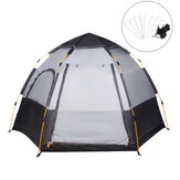 3-4 Kişilik Kampçılık Çadır Anti-UV Güneşlik Barınak Otomatik Yukarı Çadır Outdoor Kampçılık Aile Seyahat Çadırı