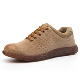 Tengoo munkavédelmi cipőm van, amelyben acél lábujjvédő van túrázáshoz, kempingezéshez, futáshoz és munkavédelemhez.