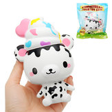 Yummiibear Country Cow Squishy 14cm Licensed Slow Rising With Packaging Collection Gift Soft Toy