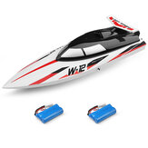 Wltoys WL912-A ABS Высокая скорость 35км/ч 100м Радиоуправляемая лодка с водяной системой охлаждения Модель транспортного средства с двумя батареями