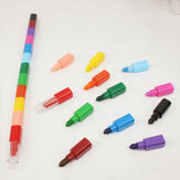 الإبداعية تلوين تلوين 12 لون تلوين اللوحة عصا القلم القرطاسية طالب