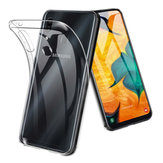 Samsung Galaxy A40 2019用のBakeeyわずかに透明なTPU耐衝撃保護ケース