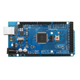 Placa de desarrollo Mega 2560 R3 ATmega2560-16AU sin cable USB Geekcreit para Arduin Conector soldado