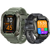 KOSPET TANK M1 1.72 inch Full Touch Screen Heart Rate Blood Pressure Oxygen Monitor 24 Sports Modes 50 Days Standby IP69 Waterproof 3-Proof Rugged Smart Watch